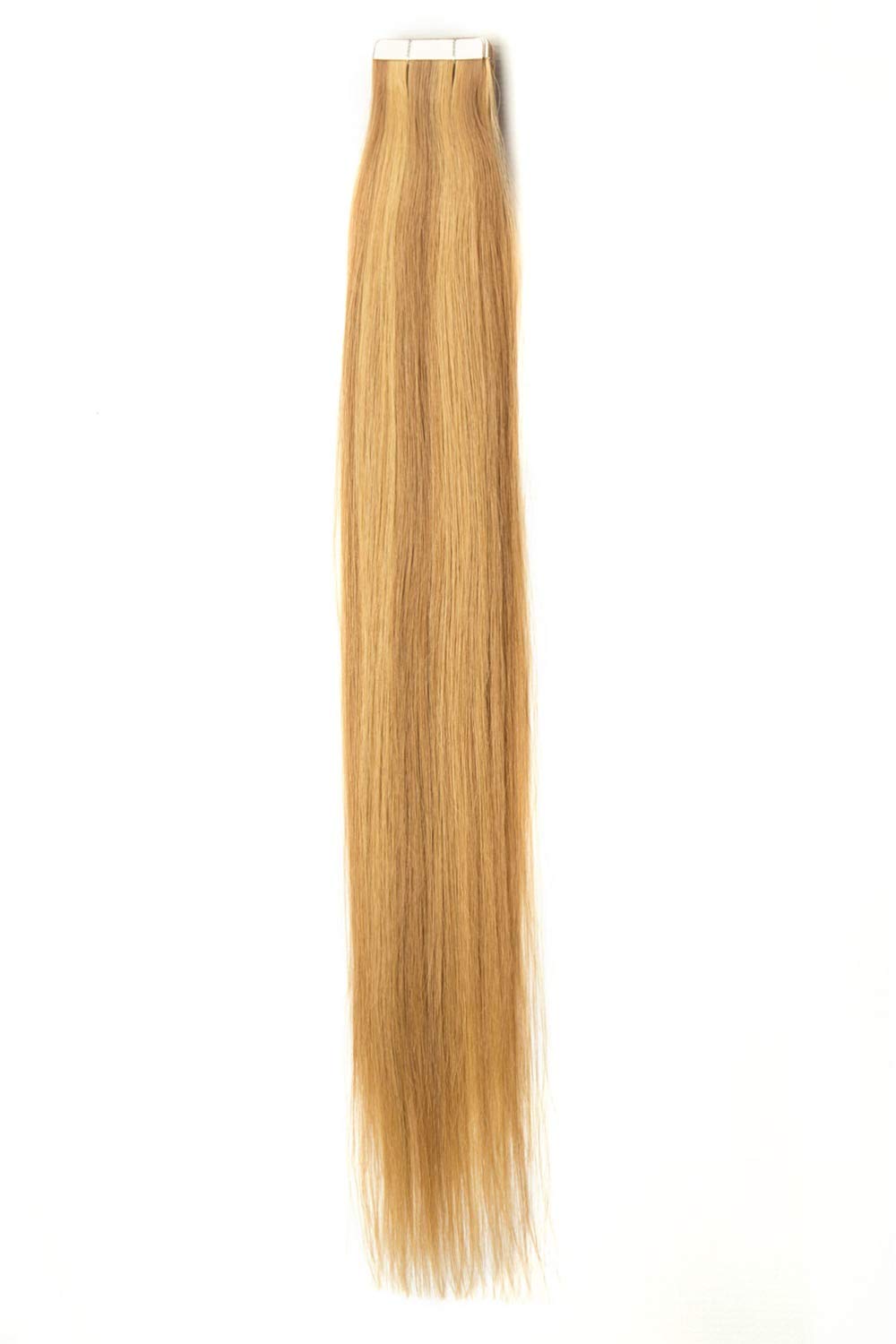 Tape-In Skin Weft 100% Remy Human Hair Extensions 18 Inch H14/24 - Natural Look for Daily Wear & Special Occasions