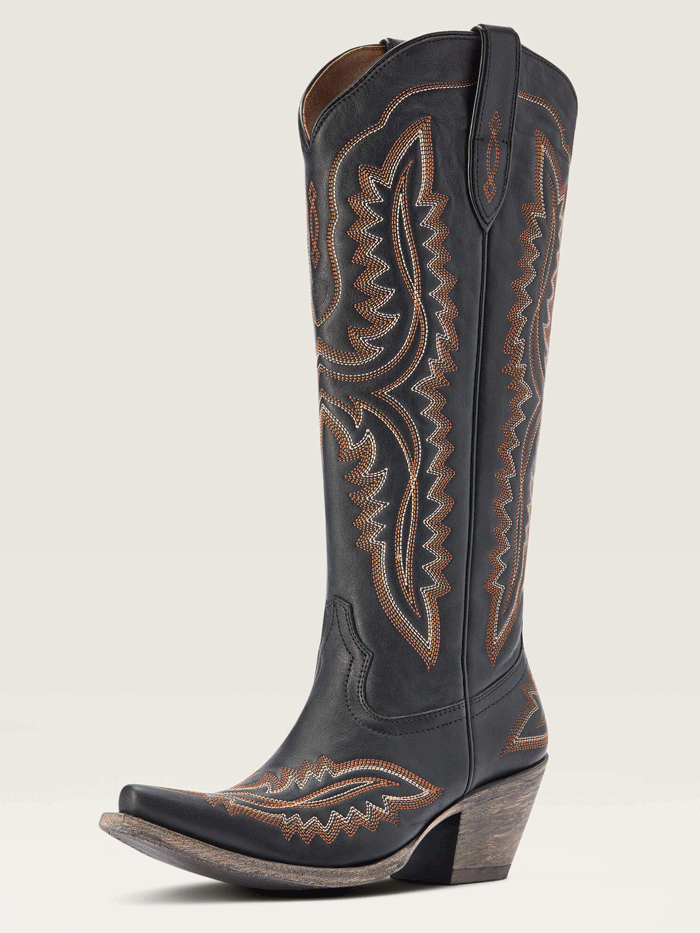 Ariat 10042447 Women's Casanova Western Boots - Brooklyn Black - Perfect for Country Dancing, Rodeos & Western Fashion