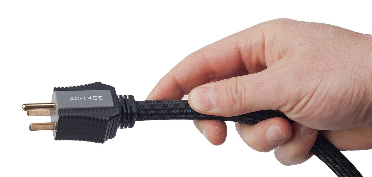 Premium AC 14SE Audiophile MKII Signature Power Cable - High-End 1M Power Cord for Audio Systems, Home Theater & Hi-Fi Equipment - Perfect for Turntables, Amplifiers & AV Gear