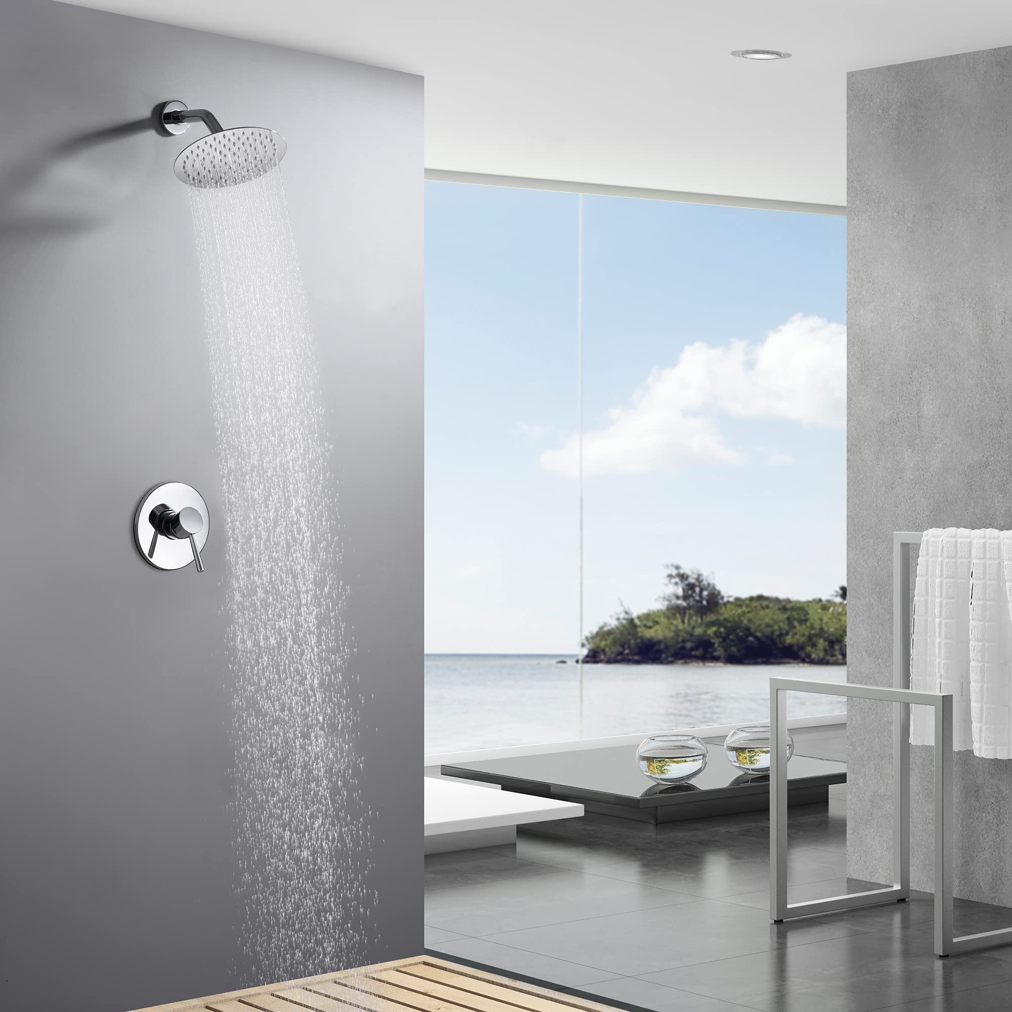 Premium Shower Faucet S3221CI & Tub Shower Faucet S3230CI Set - Bathroom Fixture Bundle for Modern Home Renovation - Perfect for Master Bath, Guest Bath & Spa-Like Shower Experience