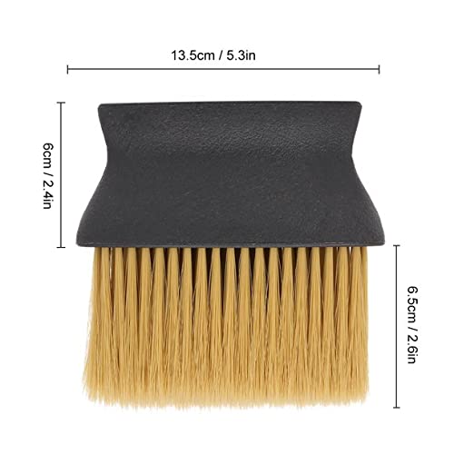 Professional Hair Cutting Face & Neck Duster Brush for Salon & Barber - Soft Bristle Hair Styling Tool for Removing Loose Hair (Multicolor, 1PC) - Perfect for Hairdressers, Home Haircuts & Grooming