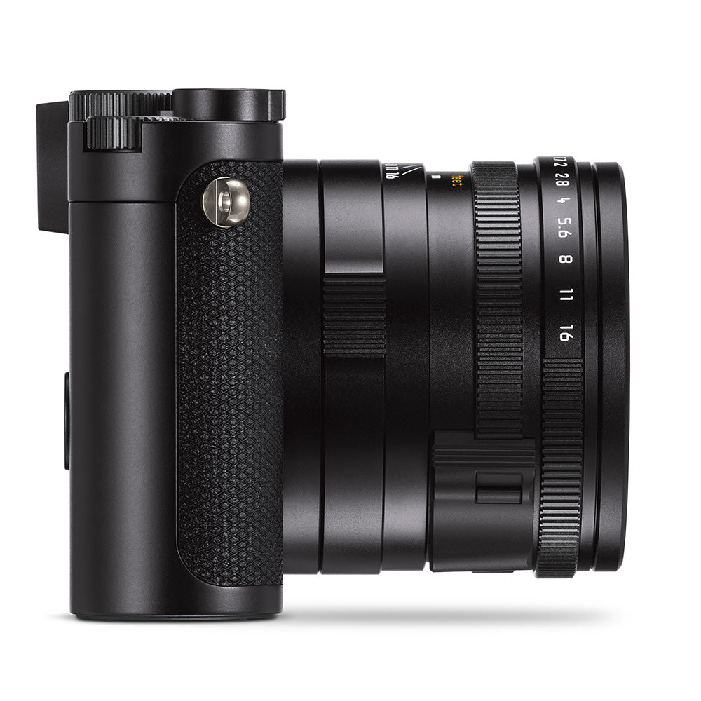 Leica Q2 Black Anodized Digital Camera - 47.3MP Full Frame, 28mm f/1.7 Lens, 4K Video - Perfect for Travel, Street & Portrait Photography