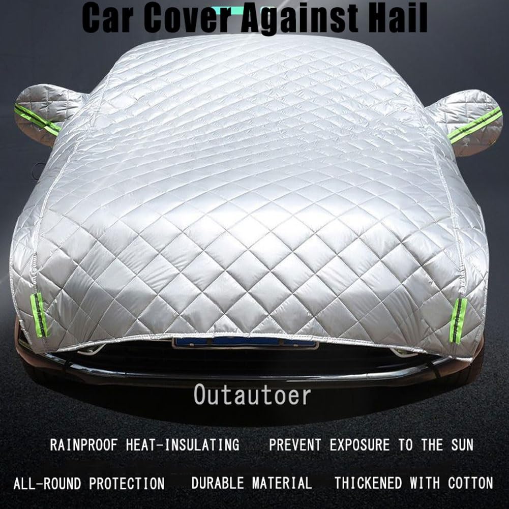 Outautoer Hail Protector Car Cover for Kimera EVO37 2021 Coupe - Thicken Windshield Hail Blankets, Waterproof All Weather Car Cover for Sun, Ice, Snow Protection - Ideal for Extreme Weather and Long-Term Parking