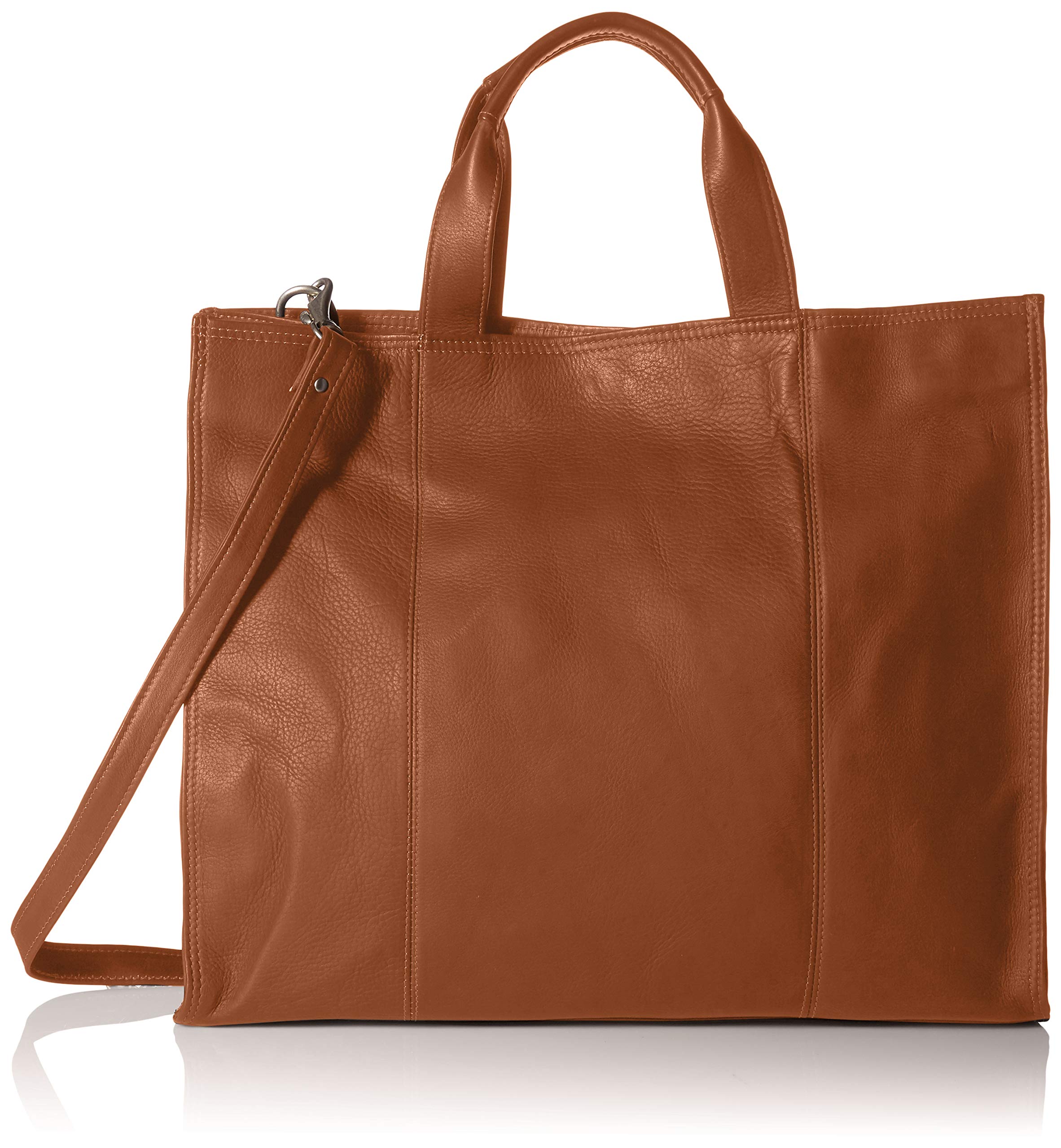 Stylish Leather Saddle Carry-All Tote Bag for Women - Perfect for Work, Travel & Everyday Use