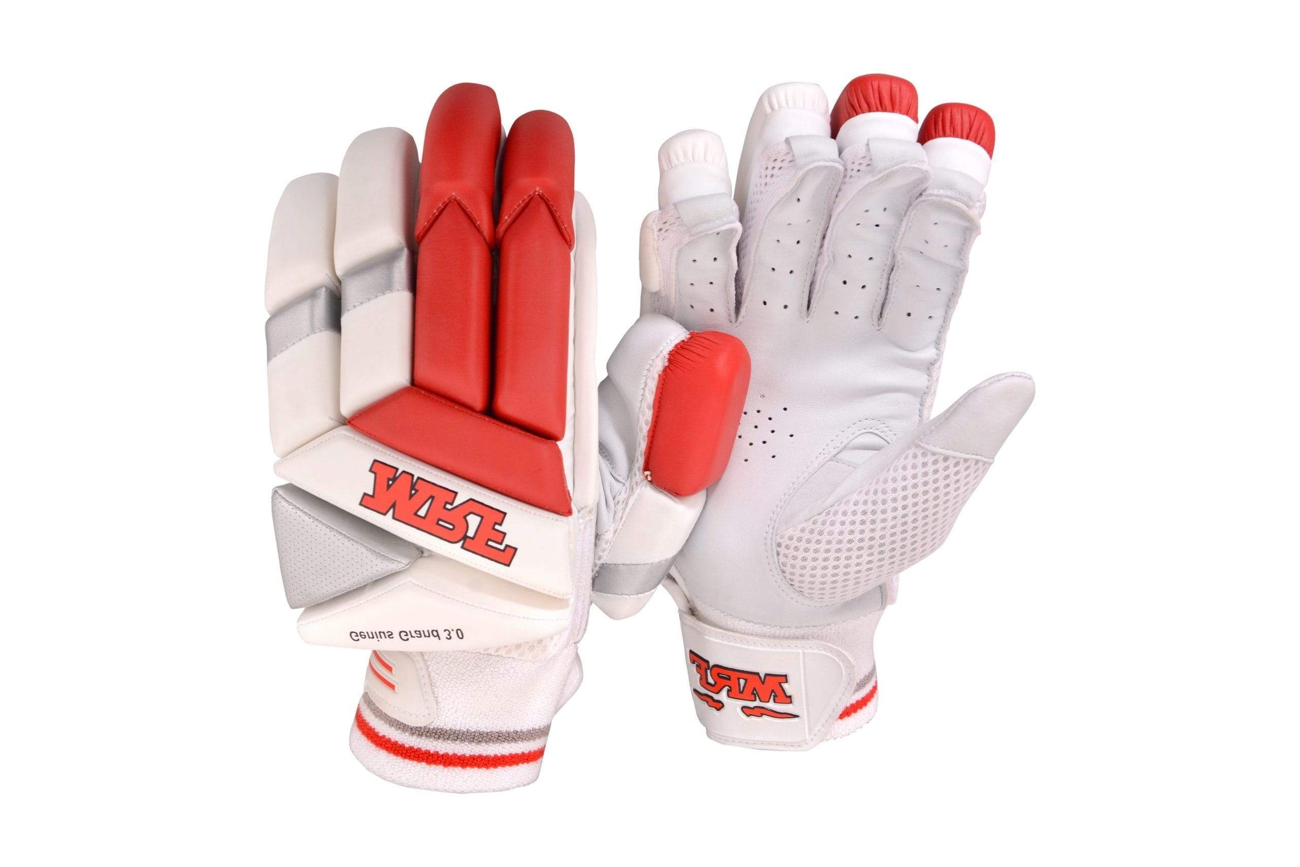 MRF Genius Grand 3.0 Batting Gloves for Baseball & Softball - Premium Leather Grip, Breathable & Flexible Design - Perfect for Training, Games & Outdoor Sports