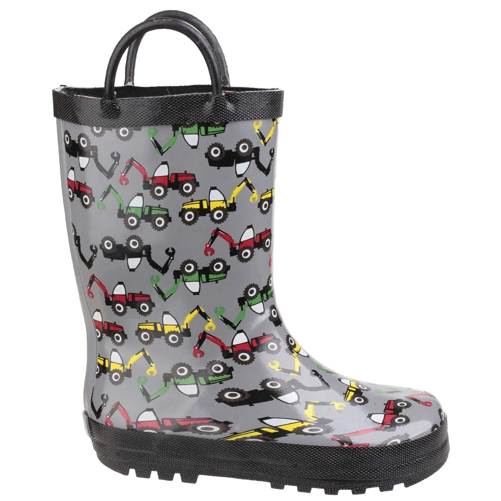 **Kids' Waterproof Puddle Boots for Boys - US Youth Size 1 - Durable Crocodile Design - Perfect for Rainy Days, Outdoor Play & Splashing in Puddles**