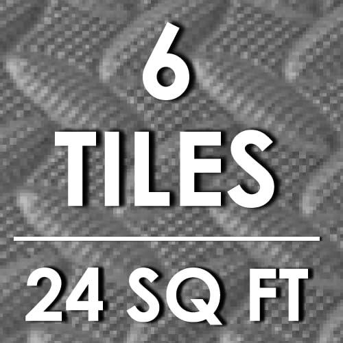 Grey - 1/2 Inch - 24 Sq Ft - 6 Tiles