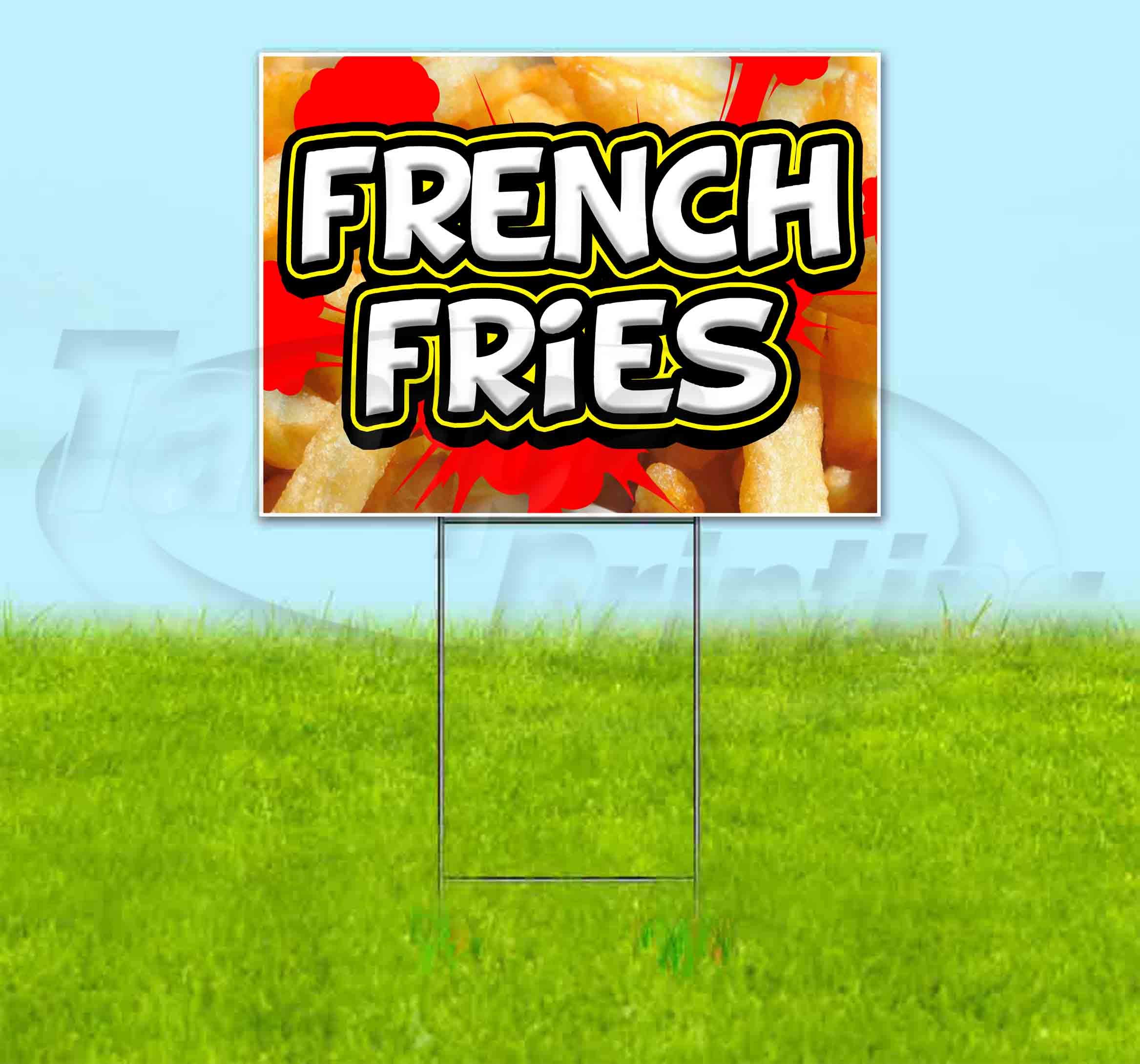 French Fries RED Splat (18