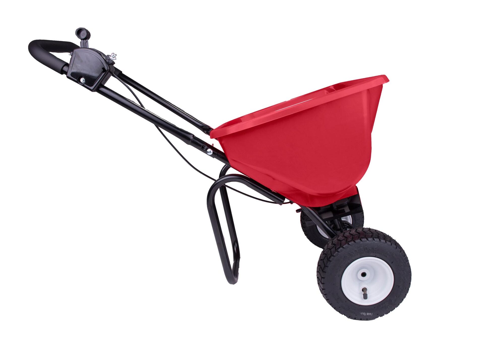 Earthway 2030P Plus Broadcast Spreader - 65 lb Hopper Capacity with Durable Pneumatic Tires | Perfect for Lawn Fertilizer, Grass Seed & Ice Melt Distribution