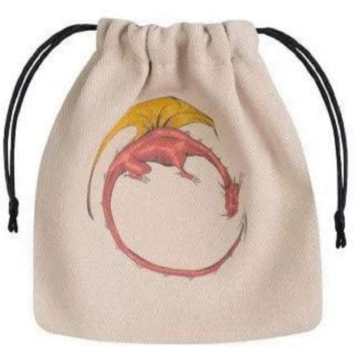 Q Workshop Color Dragon Dice Bag for RPG & Board Games - Premium Dice Storage for Dungeons & Dragons, MTG, and Tabletop Gaming Accessories