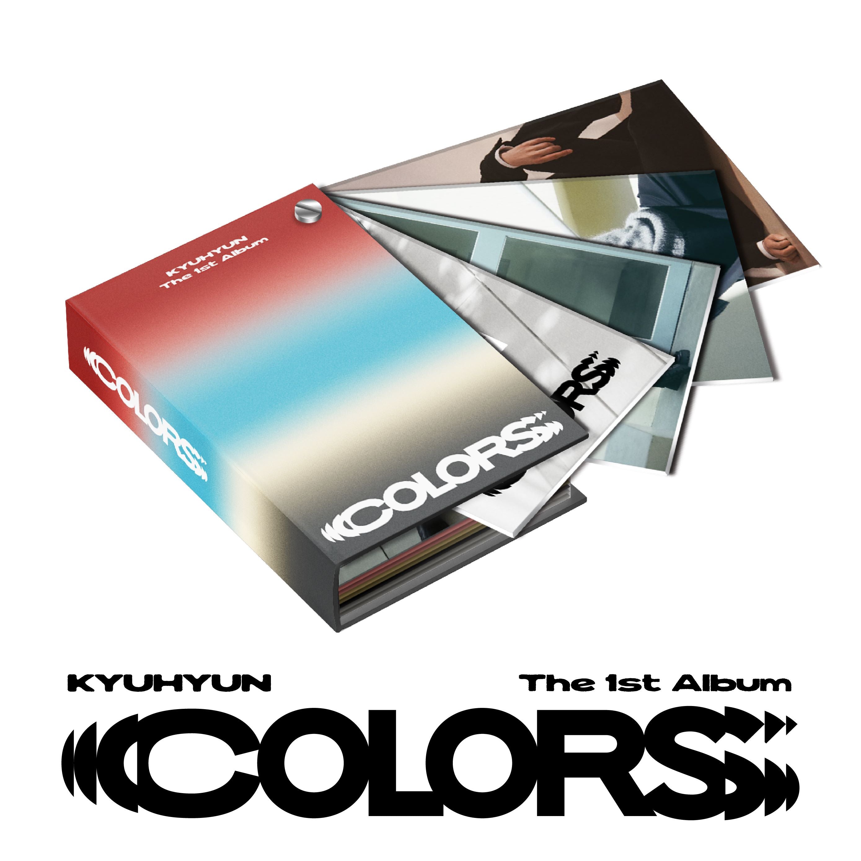 KYUHYUN 1ST ALBUM 'COLORS' (COLOR SWATCH BOOK) - Limited Edition Kpop CD with Photobook & Lyrics - Perfect for Kpop Collectors and Music Lovers