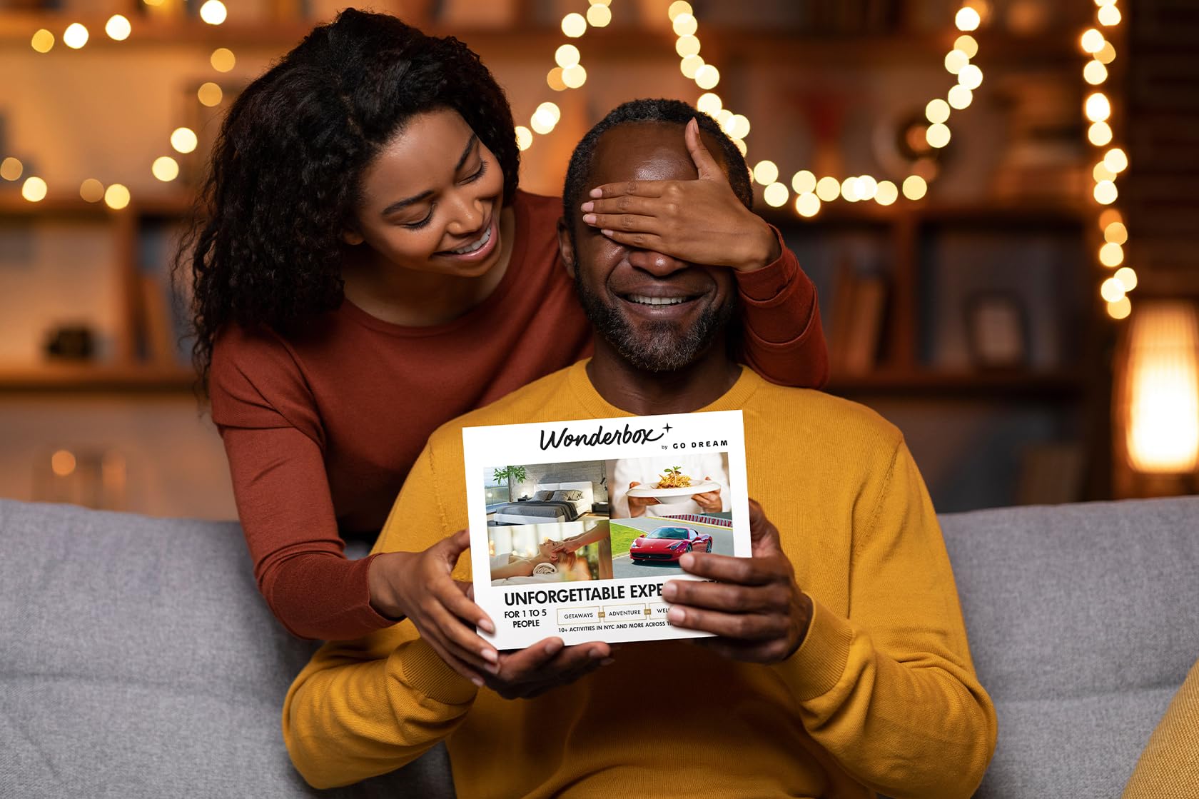 Wonderbox - Unique Experience Gift Box for Couples & Adventurers - Choose from Getaway for 2, Hang Gliding & More Unforgettable Activities - Perfect for Anniversaries, Birthdays & Romantic Surprises
