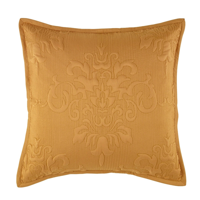 Gatwick Gold 43x43cm Decorative Throw Pillow by Bianca - Perfect for Sofa, Bed & Home Decor