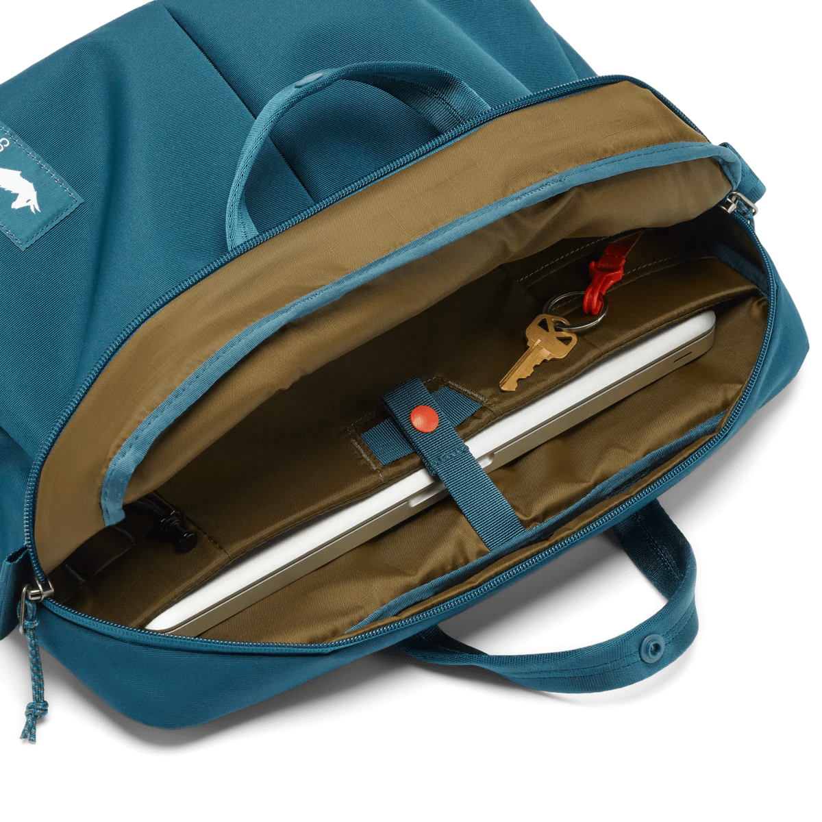 Cotopaxi Mente 15L Messenger Bag - Waterproof & Durable Everyday Carry for Work, Travel & School - Abyss Blue Color