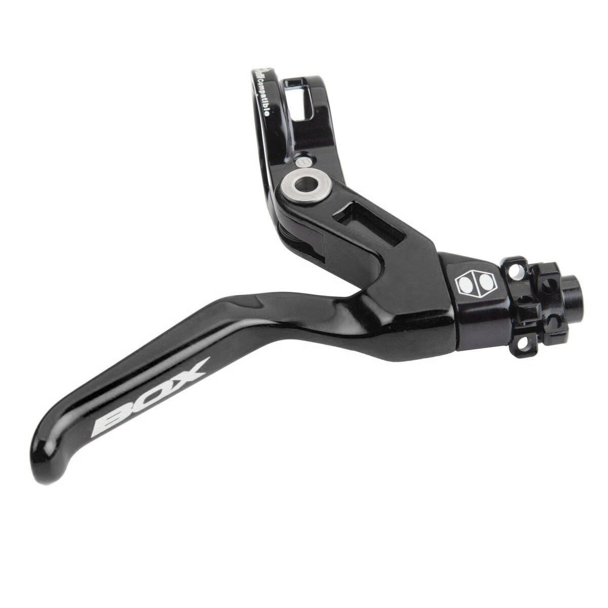 Box One Genius BMX Brake Lever - Cold Forged V-Point Reversible Flip Bicycle Brake Levers with Adjustable Reach for Precision Control, Anodized Laser-Etched Finish - Ideal for BMX Racing and Urban Cycling