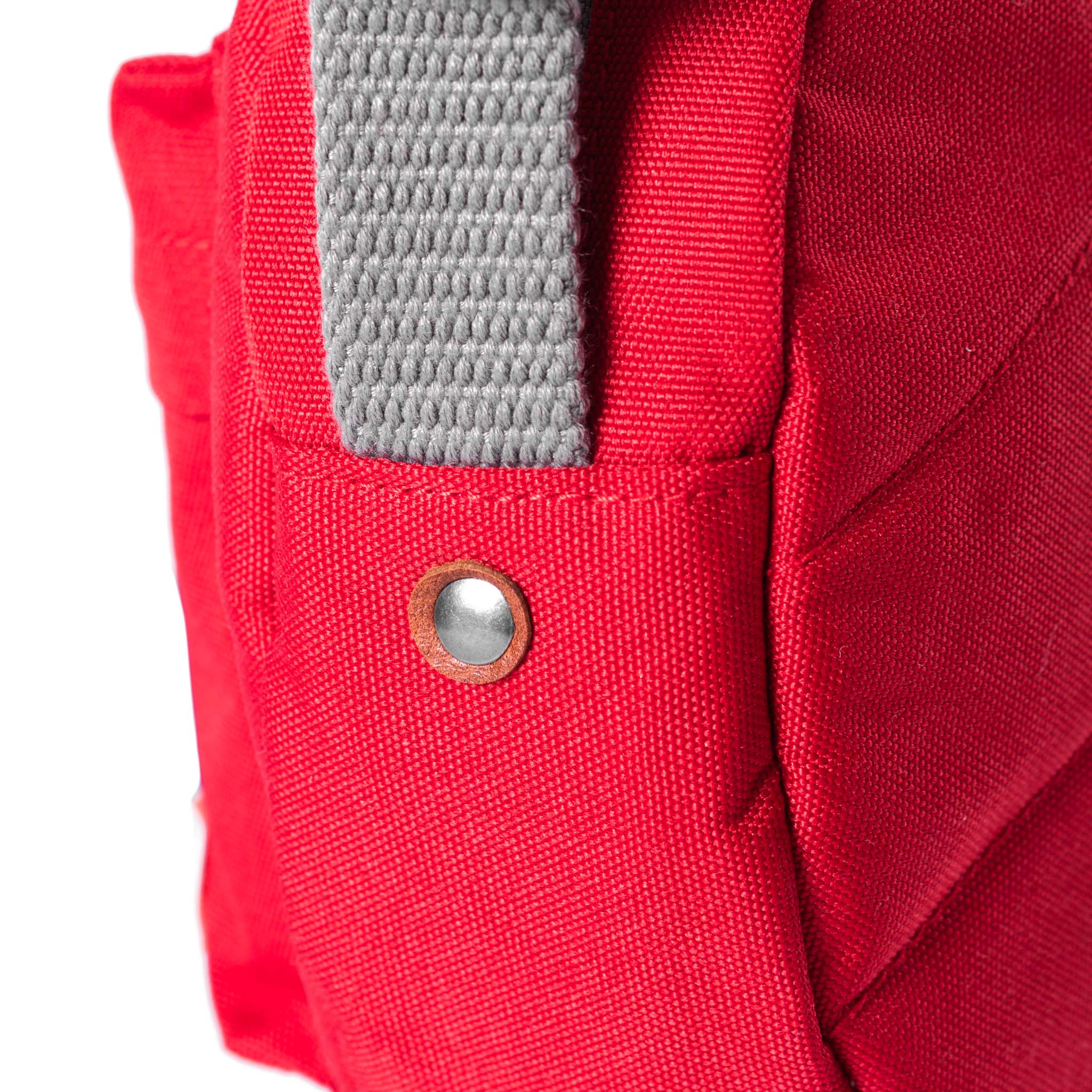 Paddington B Mars Red Recycled Canvas Backpack - Eco-Friendly Travel Bag for Work, School & Outdoor Adventures