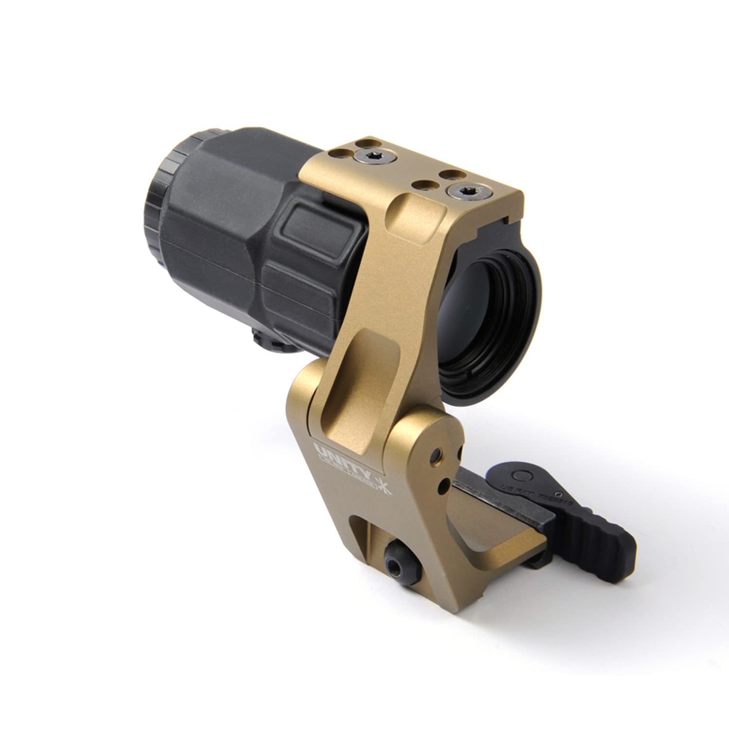 Unity Tactical FST-OMF Fast™ FTC Omni Picatinny Rail Mount - Flat Dark Earth (FDE) - Perfect for Rifle Scopes, Red Dot Sights & Tactical Accessories