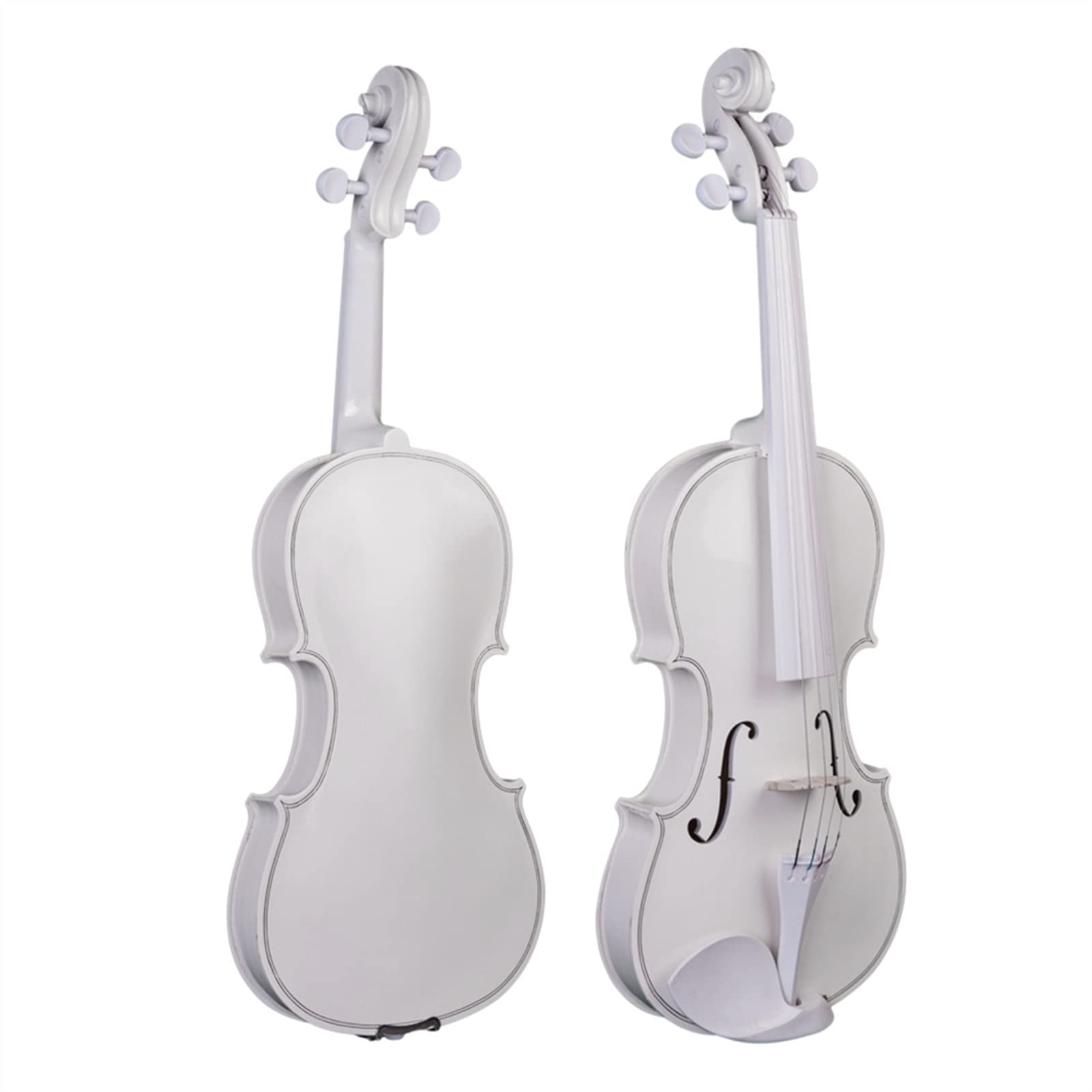 4/4 Full Size Acoustic Violin for Adults & Beginners - Maple Wood Violin with Bow, Bridge & Carrying Case - Perfect for Music Lessons, Practice & Performances