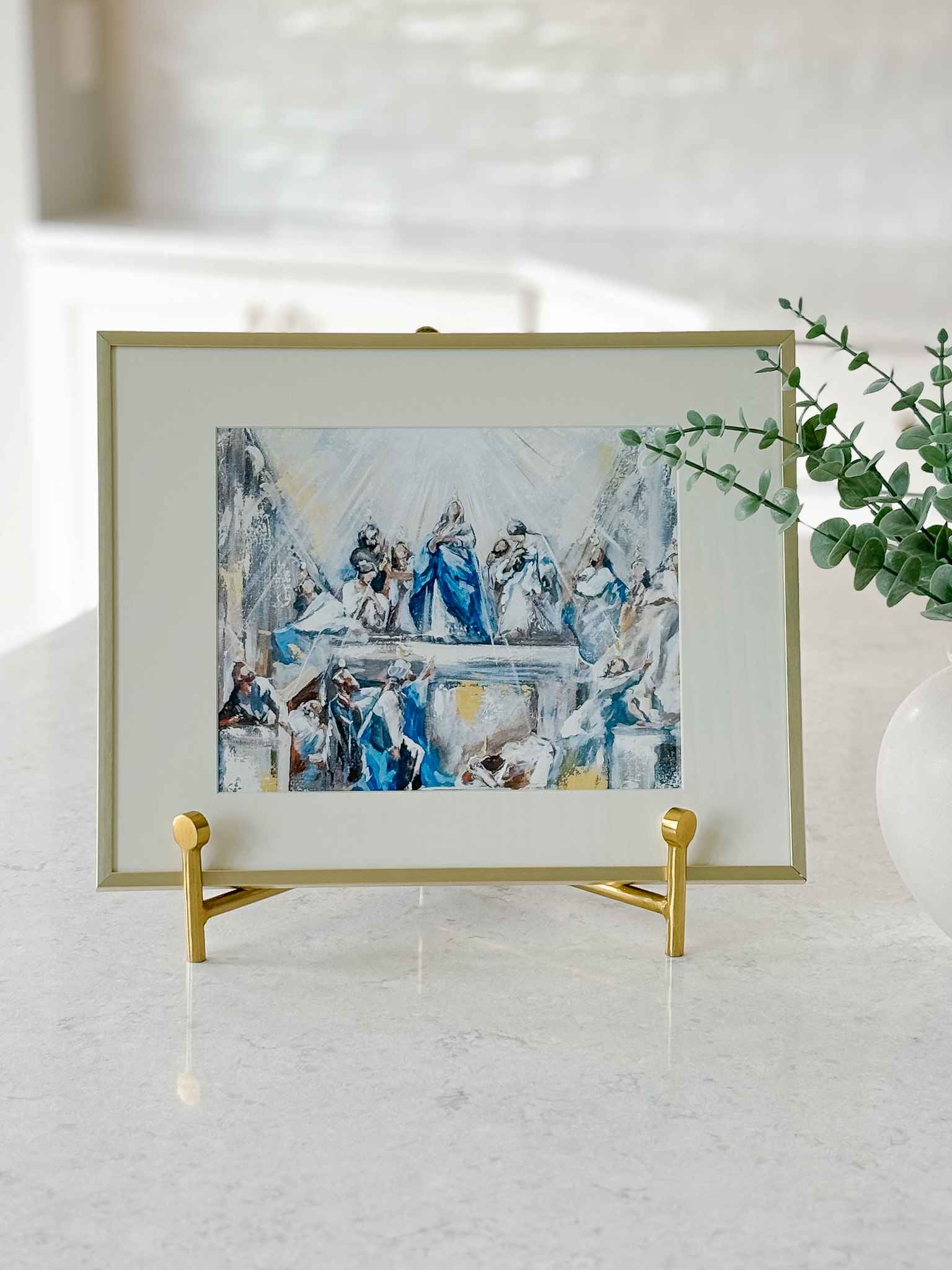 Pentecost Print - Religious Wall Art Decor for Home, Church & Office - Inspirational Christian Gifts & Faith-Based Decorations