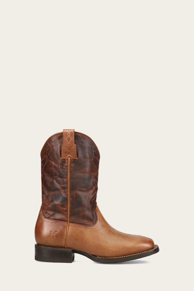 Frye Men's 41591 Leather Boots in Brown - Comfortable & Durable for Outdoor, Work & Casual Wear