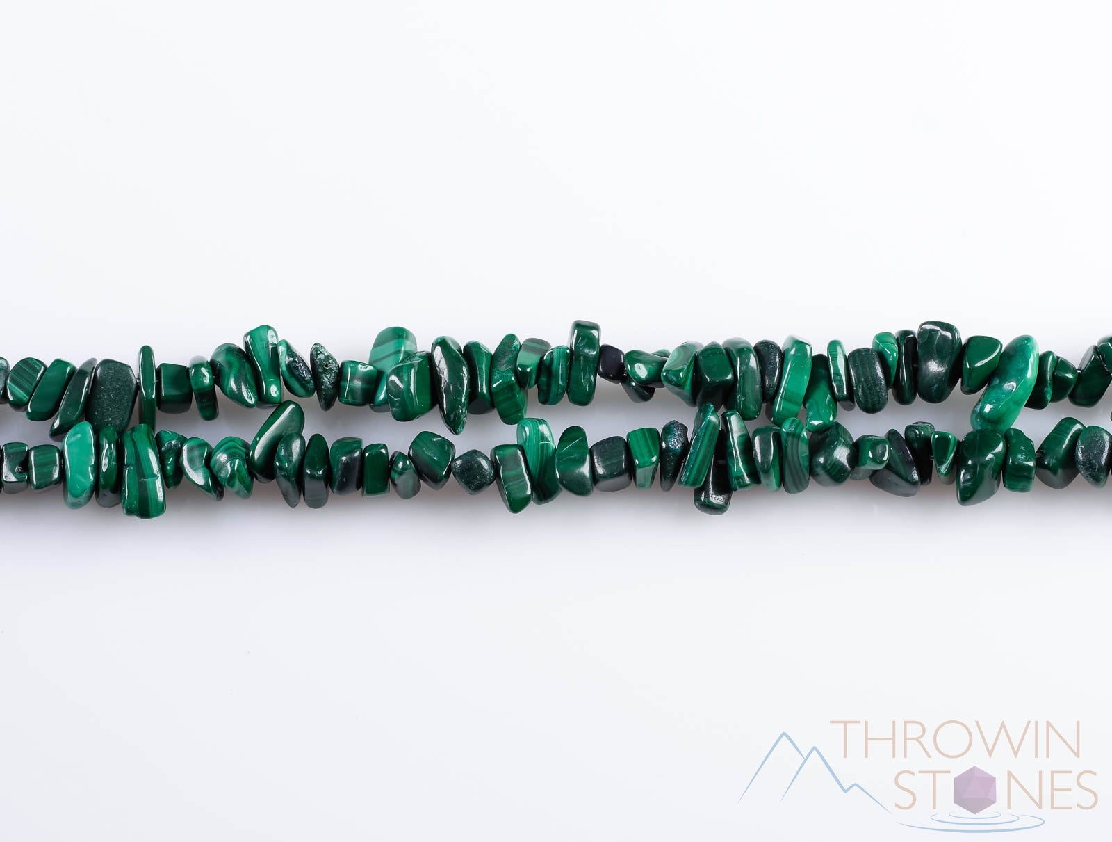 Malachite Crystal Necklace - Handmade Beaded Long Chip Stone Jewelry for Women, Healing & Spiritual Energy, Perfect for Meditation, Yoga & Boho Fashion