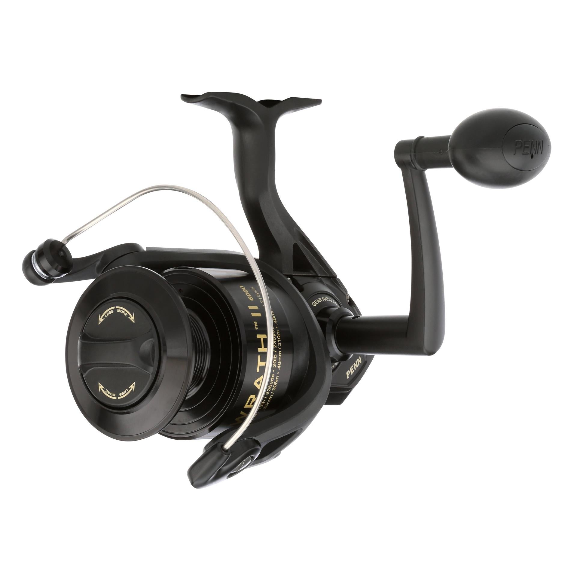 Wrath® II Spinning Reel - High Performance Saltwater Fishing Reel with Smooth Drag System | Perfect for Offshore, Surf, and Pier Fishing