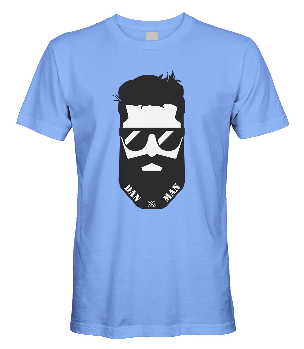 Cybertela Men's Dan The Man Name Gift T-Shirt - Funny Personalized Present for Birthdays, Father's Day & Special Occasions