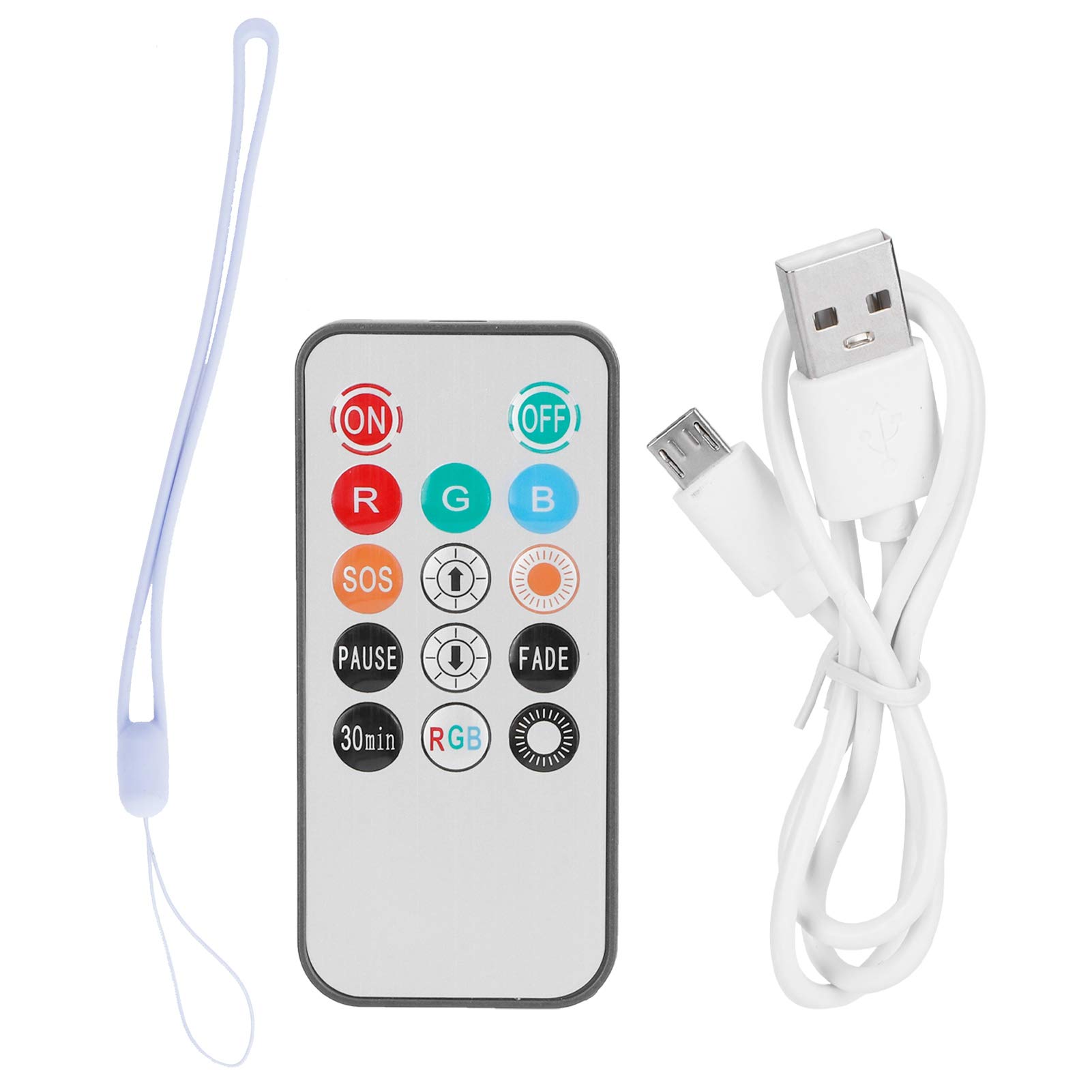 RGB Night Light with Remote Control - 5W USB-Powered LED Bedside Lamp for Office, Study, Living Room & Bedroom - Create Ambient Lighting for Relaxation, Reading & Decoration