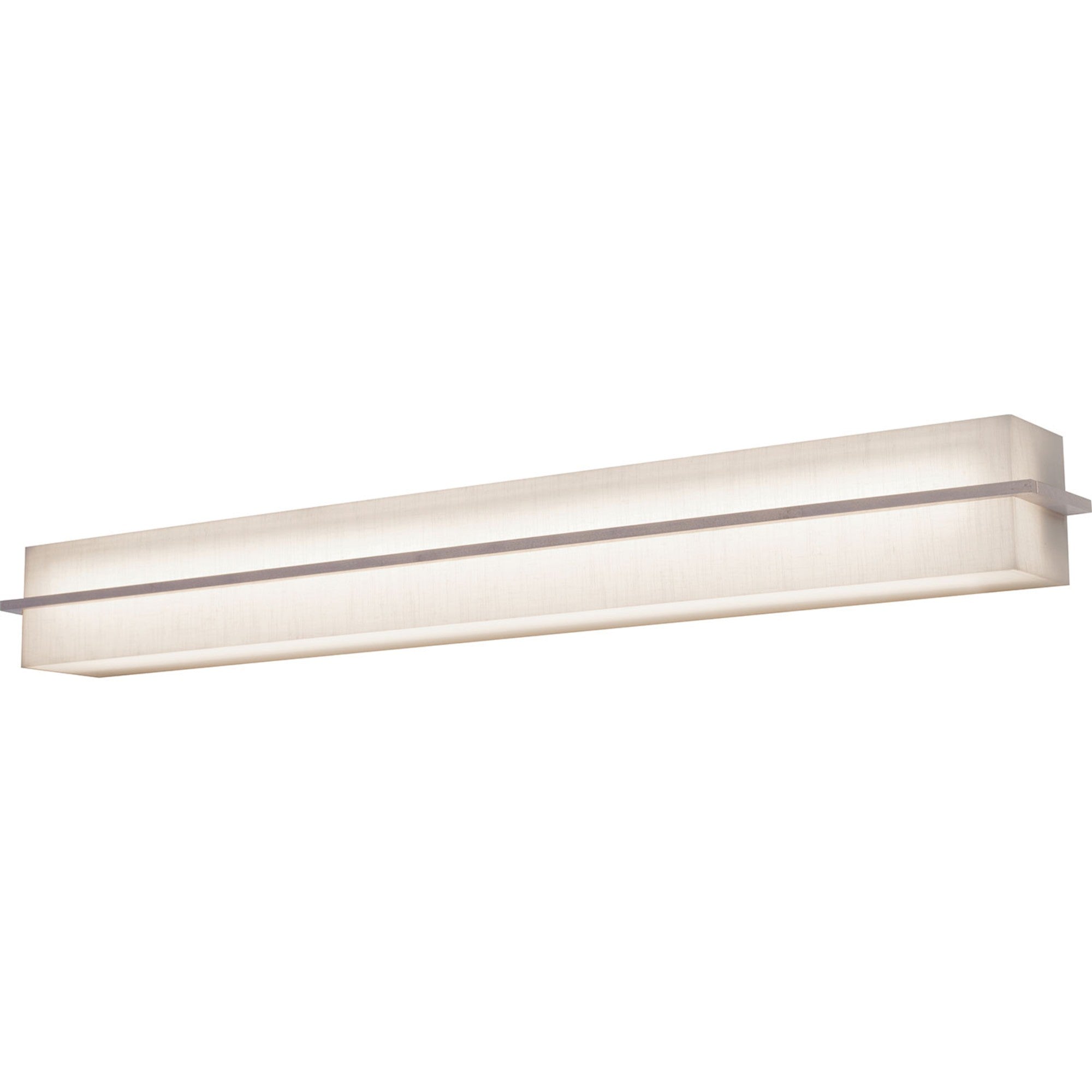 Apex 51 LED Vanity Mirror with Adjustable Brightness - Linen White & Weathered Grey Finish for Makeup, Skincare & Dressing Room