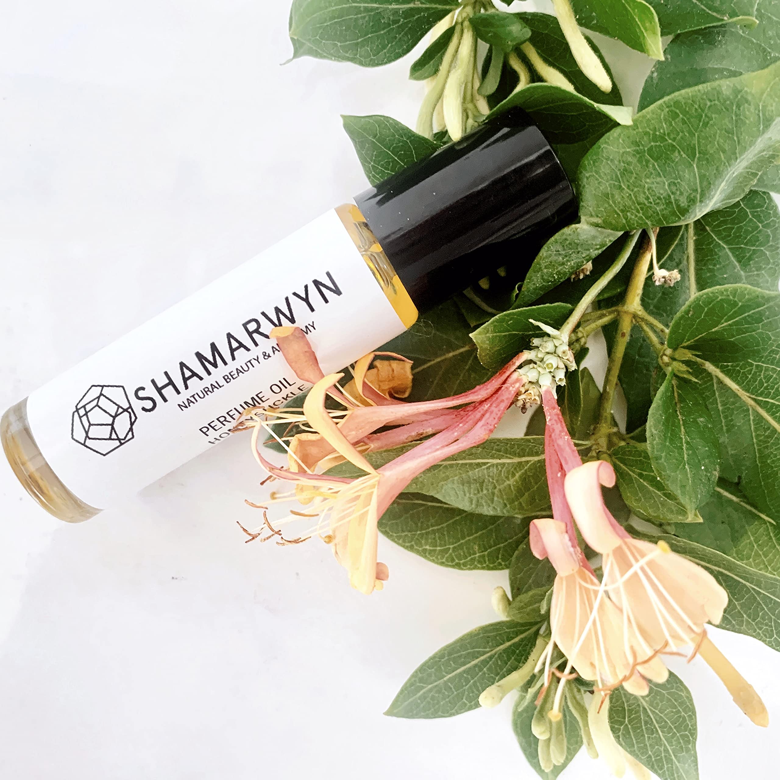 **Shamarwyn Natural Organic Honeysuckle Perfume Oil Roll-On - Pure Essential Oil Blend for Women, Floral Scent, Long-Lasting Fragrance | Perfect for Daily Wear, Date Nights & Special Occasions**
