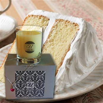 Premium 14 oz Glass Container Cake Candle with Hidden Jewelry (Ring Size 6) - $10 to $10,000 Value - Perfect for Birthdays, Anniversaries & Romantic Gifts