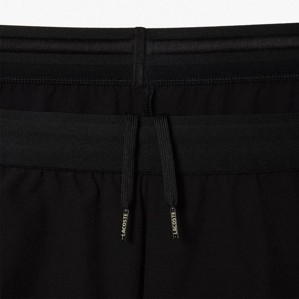 Lacoste Men's Ultra Dry Quick-Dry Shorts - Black | Lightweight, Breathable & Comfortable for Running, Gym & Outdoor Activities