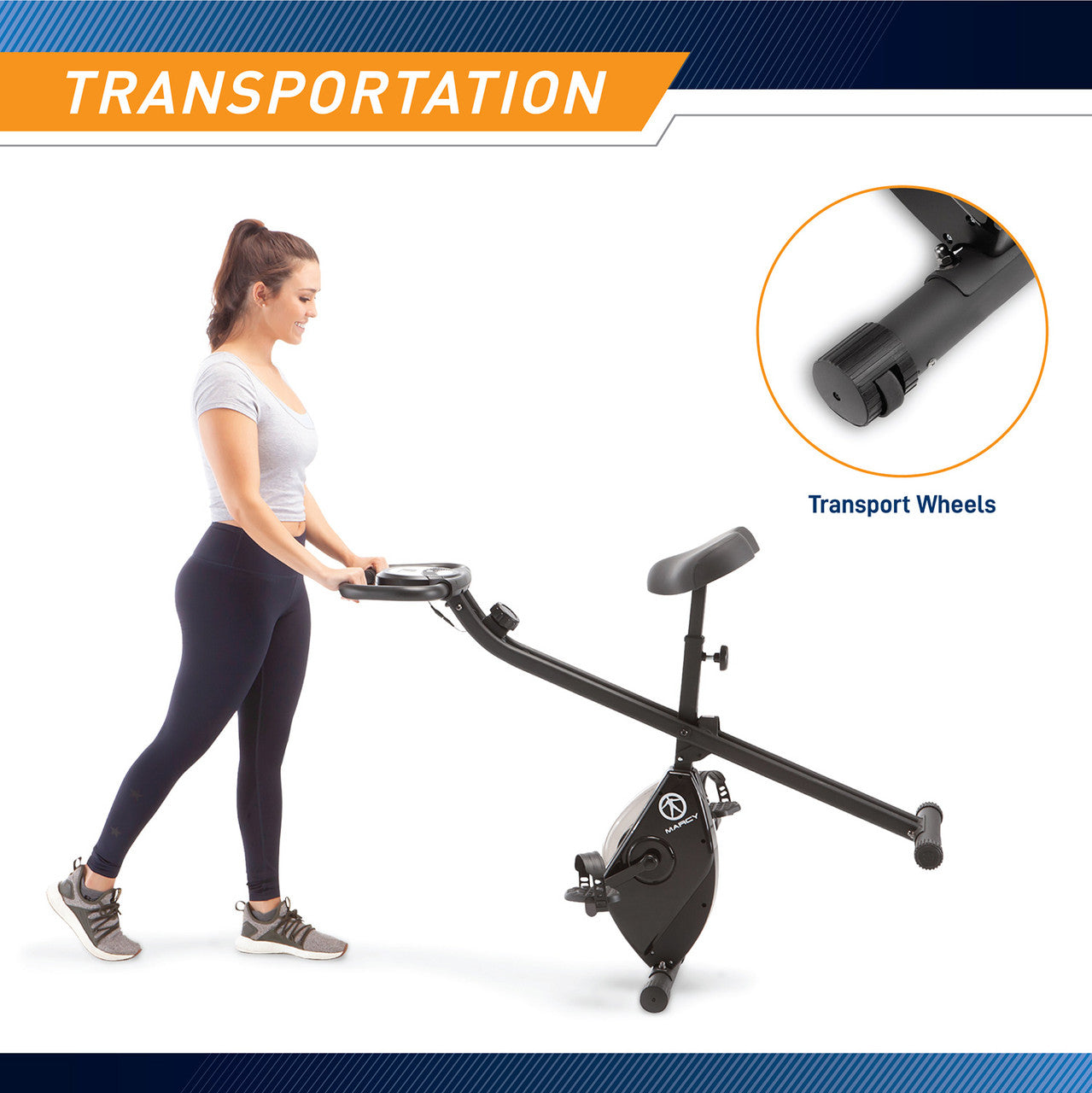 Marcy Foldable Bike in Black | NS 654 - Lightweight & Portable Commuter Bicycle for Urban Travel, Camping & Fitness | Perfect for City Riders & Outdoor Adventures