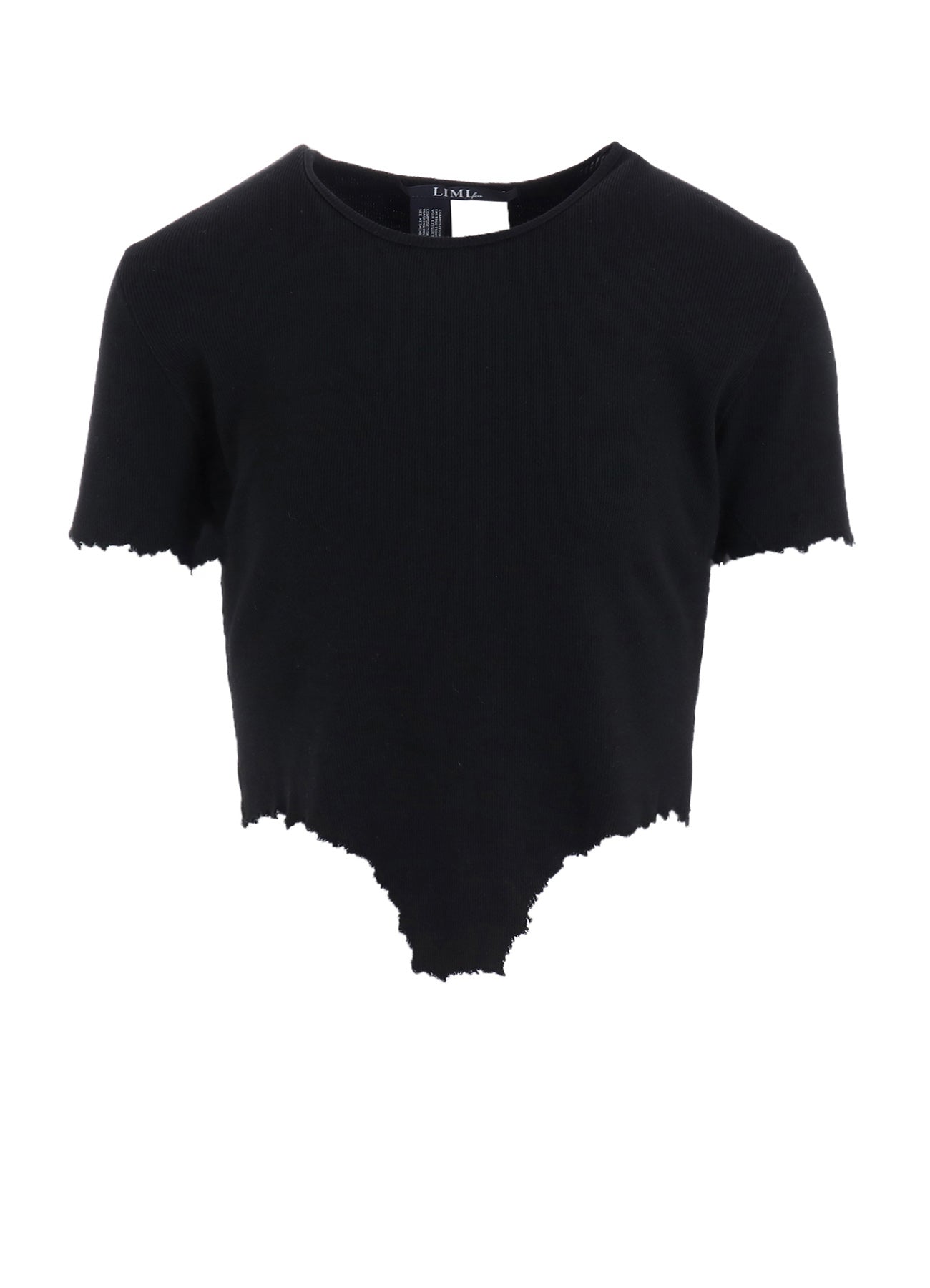 Stylish Crushed Rib Stitch Damaged Hem T-Shirt for Men & Women | Trendy Distressed Casual Tee for Streetwear & Everyday Outfits