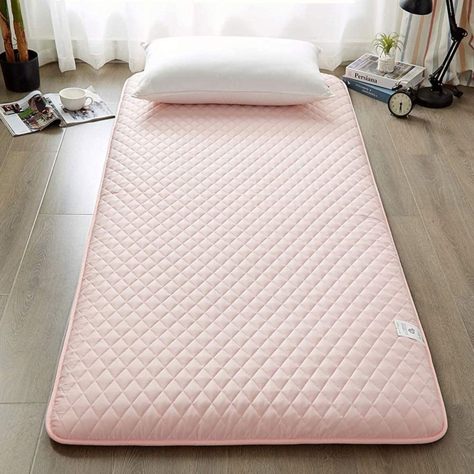 Japanese Floor Mattress - Thick Foldable Futon Tatami Mat for Sleeping, Double & Single Size, Portable Roll-Up Guest Bed - Perfect for Camping, Travel & Home Use