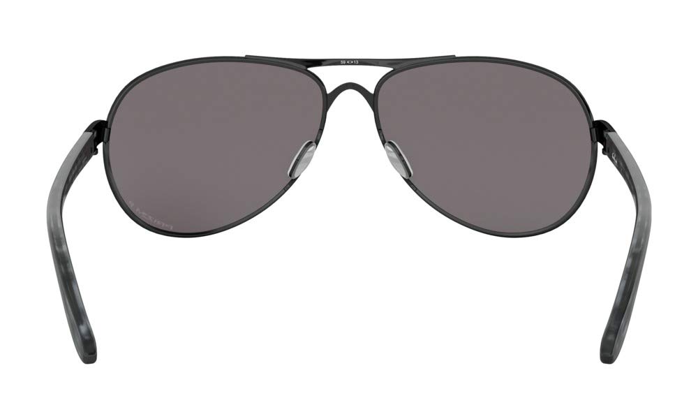 Oakley Women's Oo4079 Feedback Aviator Sunglasses - Polarized UV Protection, Lightweight Metal Frame for Driving, Travel & Outdoor Activities
