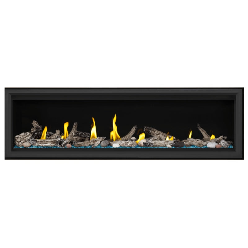 Napoleon Vector 62 Linear Direct Vent Gas Fireplace - LV62N | Modern Indoor Heating Solution for Living Rooms & Bedrooms | Energy Efficient & Stylish Home Decor