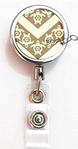 BlackKey Retractable ID Badge Holder with Lanyard & Belt Clip for Office Security