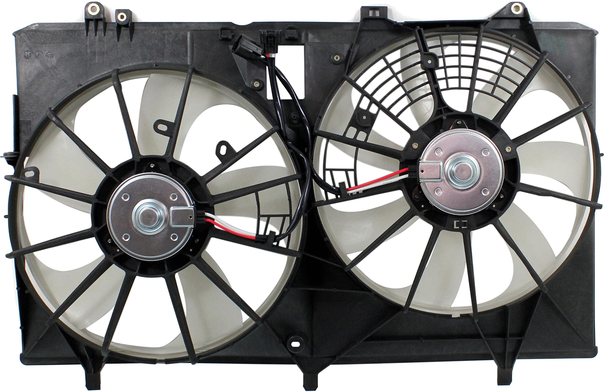 Evan Fischer Radiator Cooling Fan Replacement for 2011-2016 Toyota Sienna & 2010-2015 Lexus RX350 - High Performance Engine Cooling System Part for Summer Driving & Heavy Load Conditions