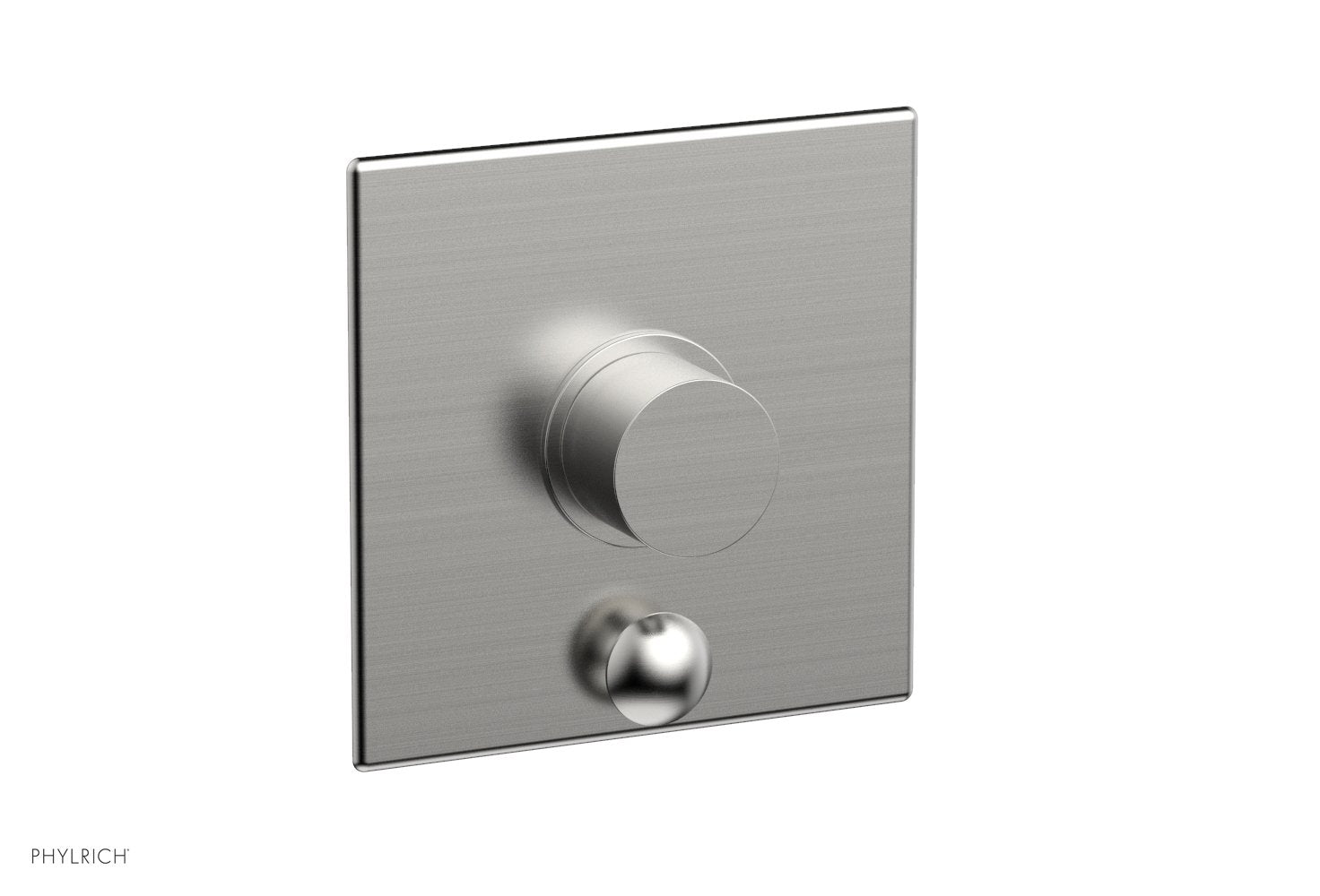 Premium BASIC II Pressure Balance Shower Valve Trim Set with Diverter & Handle - Chrome Finish (4-Inch Centers) - Perfect for Bathroom Renovation & Modern Home Upgrades