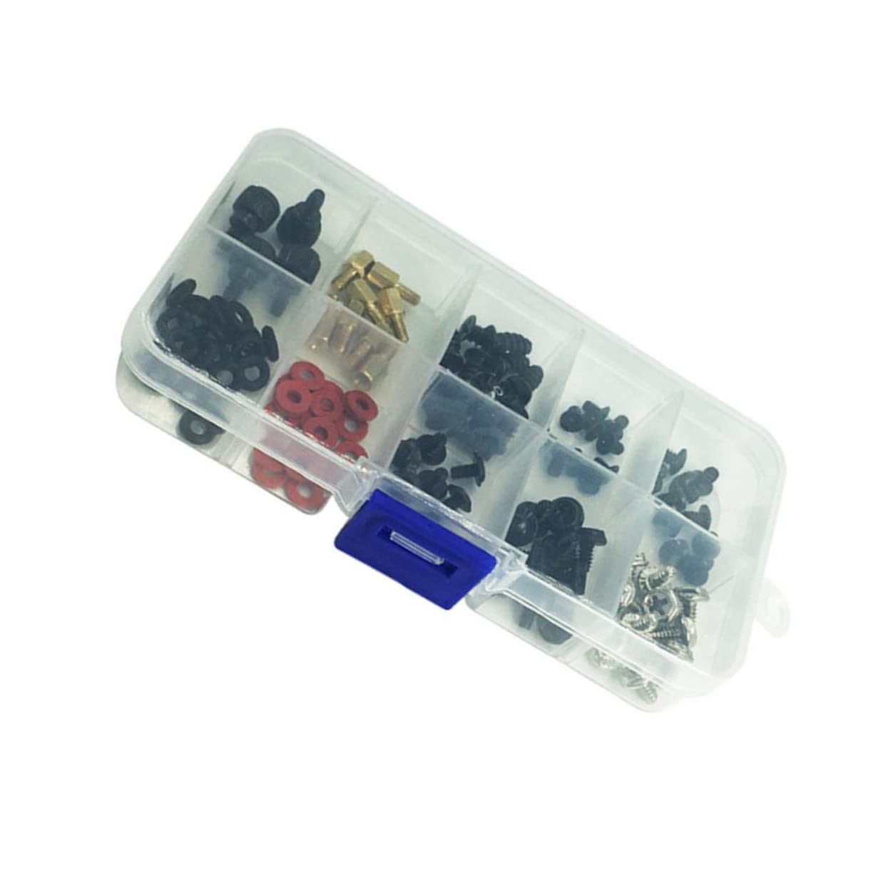 1 Set Computer Case Screws - Electronic Product Fittings & Computer Accessories for Repair - Reusable Countersunk Head Metal Screws with Paper Washers - Perfect for PC Building, Maintenance, and Chassis Assembly