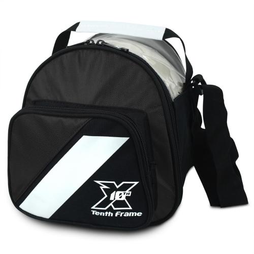 Tenth Frame Deluxe Bowling Add-On Bag - Black | Extra Storage for Bowling Balls & Shoes | Perfect for League Play & Bowling Enthusiasts