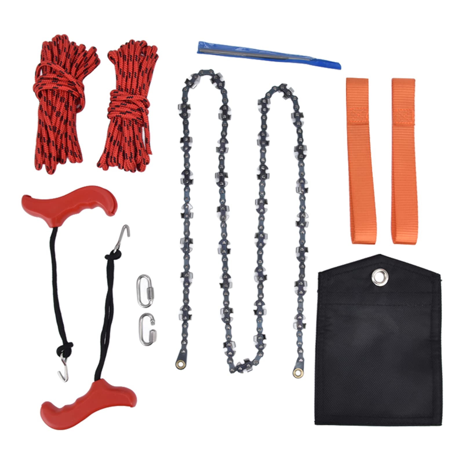Jeanoko Hand Rope Chain Saw - Folding Chainsaw with Impact-Resistant Ergonomic Handle for Efficient Tree Limb Cutting & Trimming | Perfect for Garden Maintenance, Camping & Outdoor Survival
