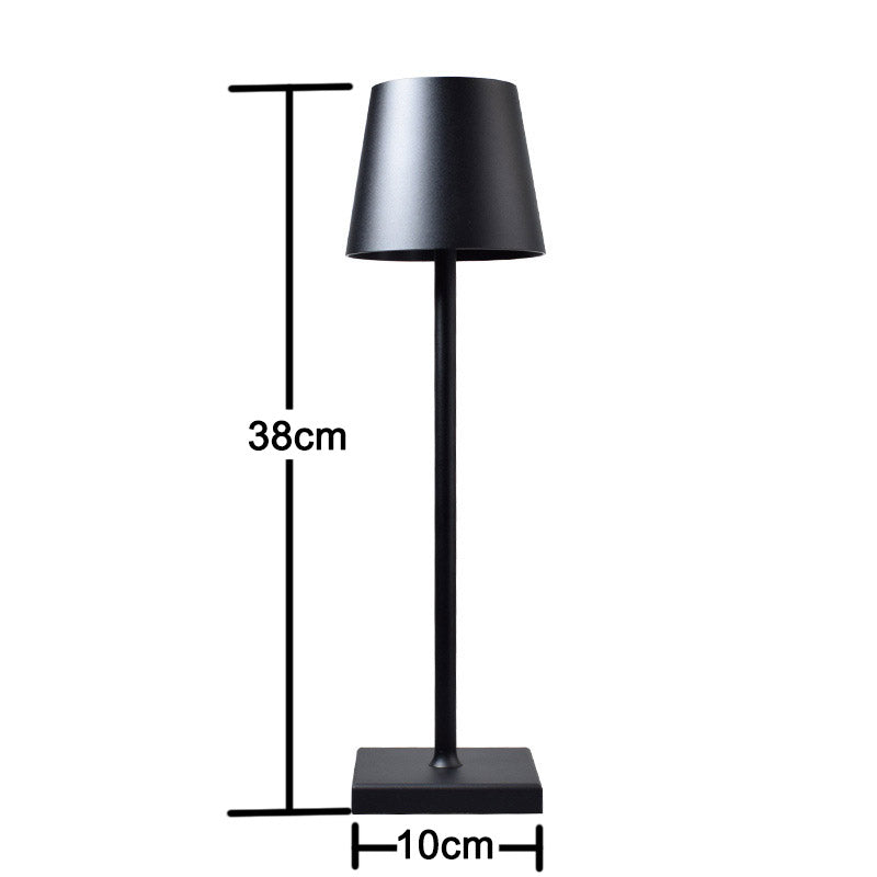 Elegant Wireless LED Table Lamp - Battery Operated Touch Control Night Light for Bedroom, Living Room, Office Desk Decor