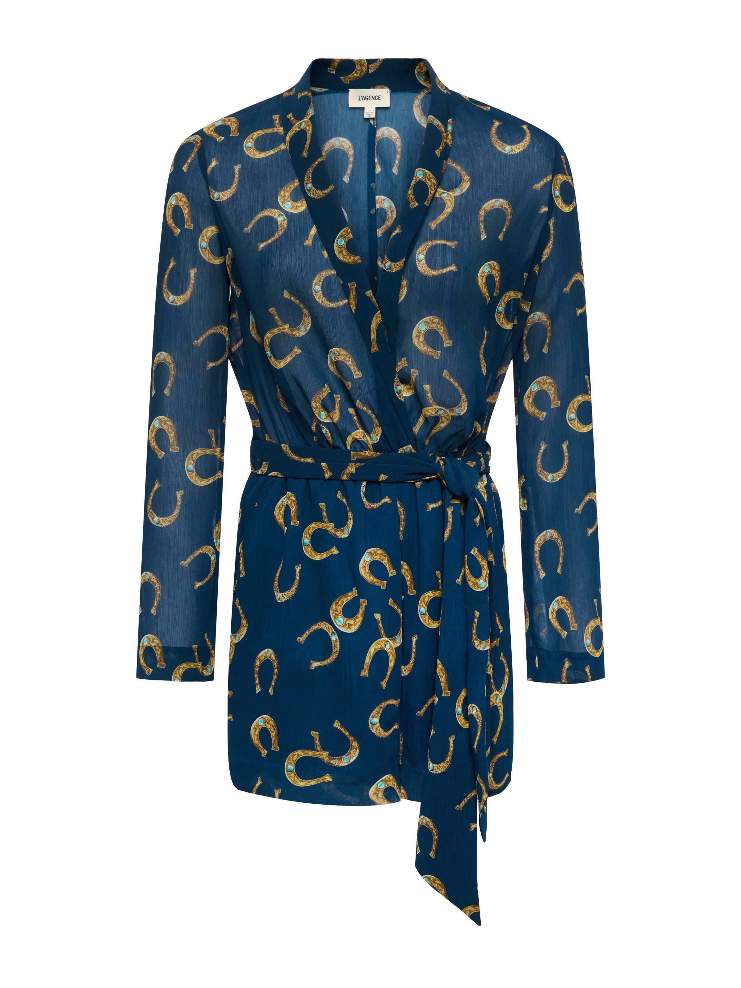 Arabell Romper - Stylish Midnight Multi Horseshoe Print Jumpsuit for Women | Perfect for Casual Outings, Parties & Summer Vacations