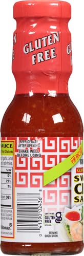 Kikkoman Gluten Free Sweet Chili Sauce - 13 oz Bottle | Premium Asian Stir Fry & Dipping Sauce for Chicken, Wings & Sushi