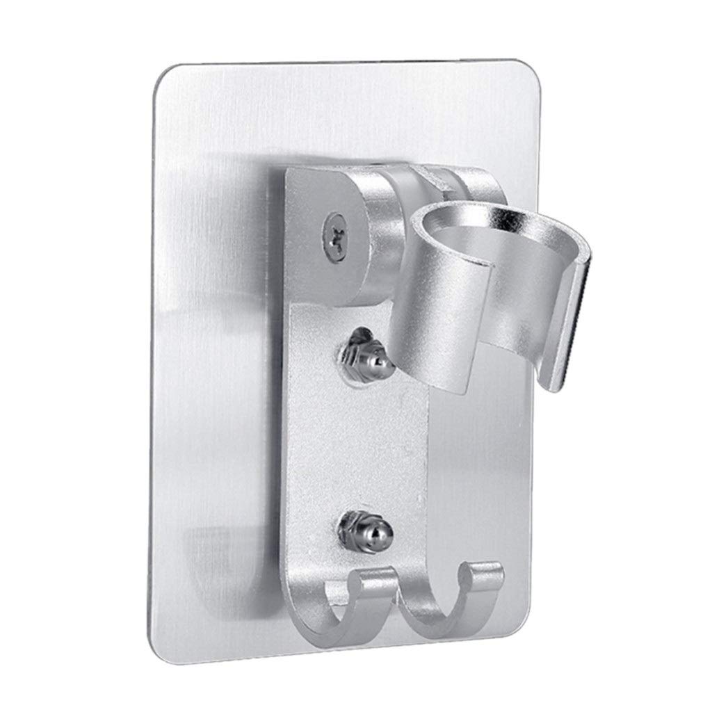 Space Aluminum No-Drill Shower Bracket - Adjustable Mount for Bathroom Accessories & Shower Seat Rack