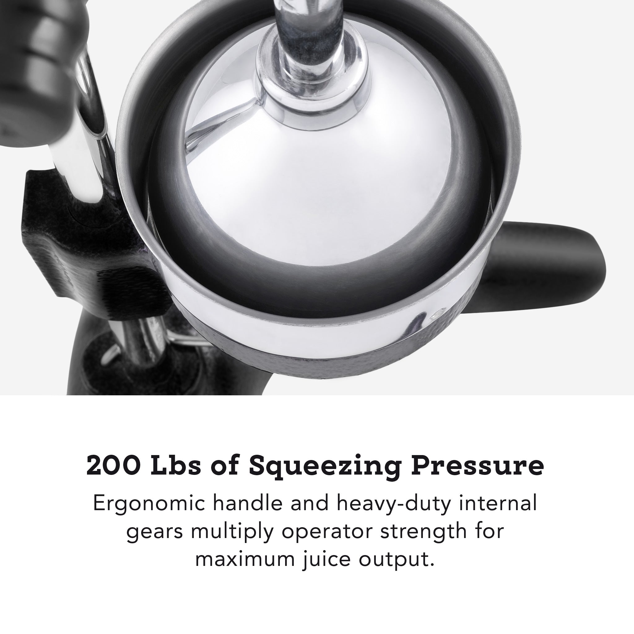 Refurbished XL Manual Juice Press for Pomegranate, Citrus & More - Cold Press Juicer for Healthy Drinks, Cocktails & Homemade Extracts
