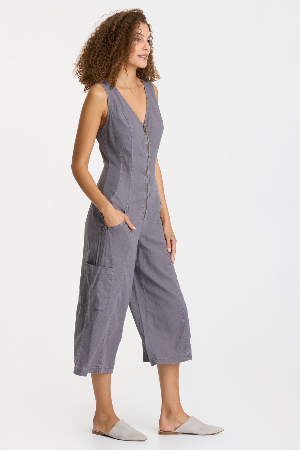 Linen Norris Jumpsuit for Women - Comfortable Summer Romper with Pockets | Casual Outfit for Beach, Travel & Everyday Wear