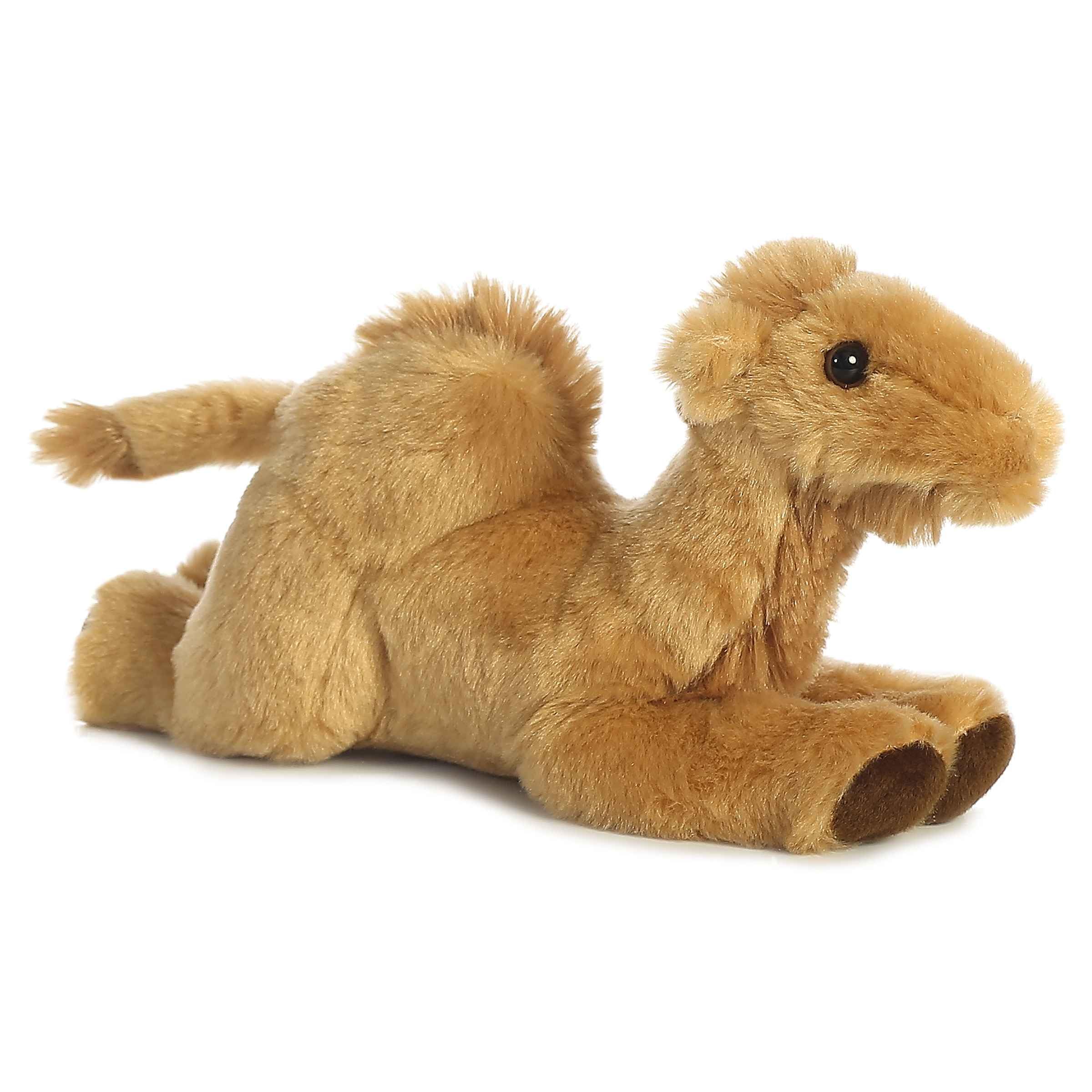 Aurora® Mini Flopsie™ Camel Plush Toy - Soft Brown Stuffed Animal, 8